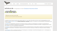 Desktop Screenshot of echokurs.de