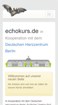 Mobile Screenshot of echokurs.de