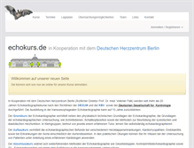 Tablet Screenshot of echokurs.de